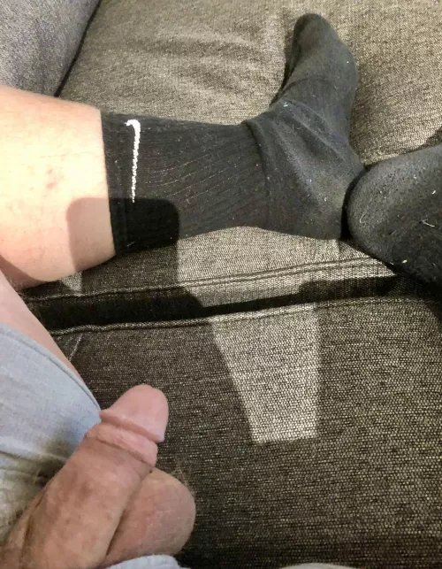 Letting my semi out for some fresh air while watching a Marvel movie! by broboned3149