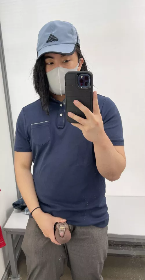 letting the little guy out in the fitting room by zenzasian