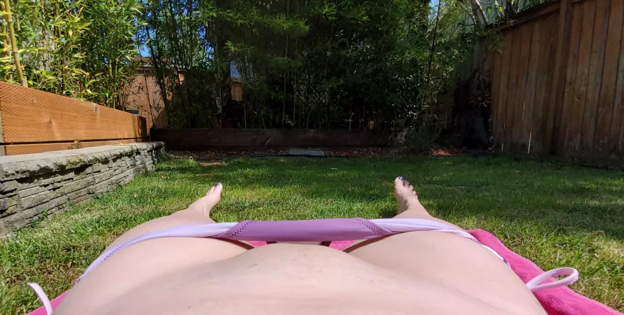 Letting the sun kiss my mound! (37F) by NW_Mom81