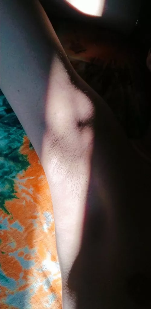 Letting the sun rays kissing my pits. by Sharp_Dog_7575