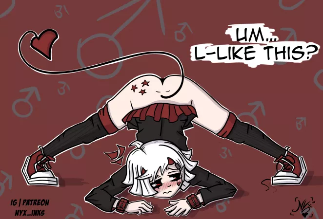 Lexi tries the Jack-O by Nyx-Ink