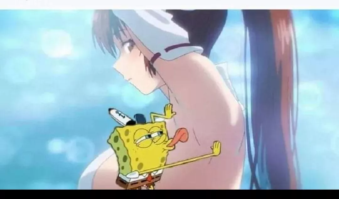 LF Color Source: 1girl, 1sponge, armpit, longhair, ponytail, lick, spongebob posted by thunderminer72