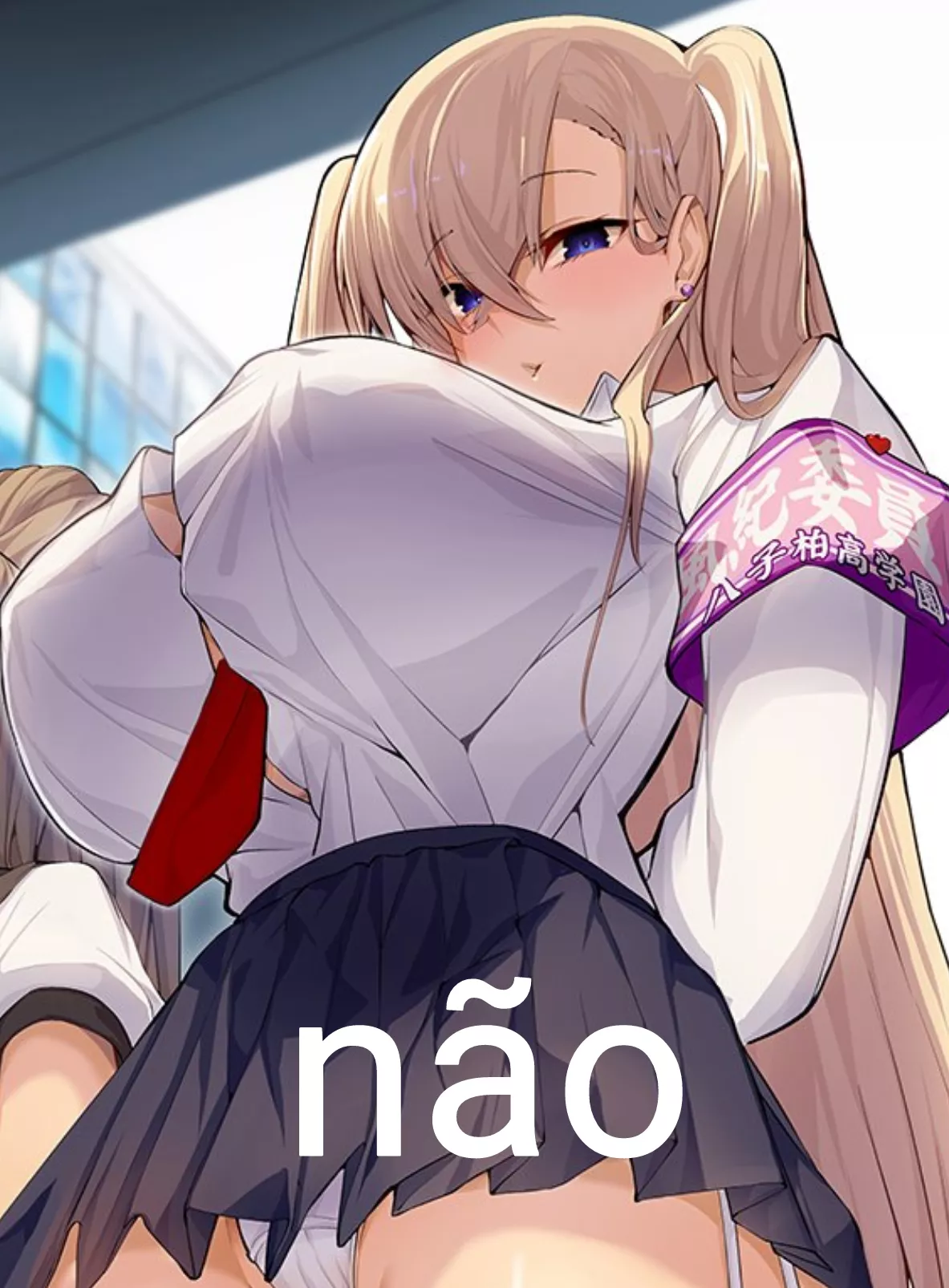 LF color source: 1girl, big tits, hair blonde, collegiate posted by TheRandomGuy-69