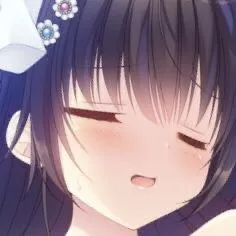 LF color source: 1girl, black hair, closed eyes, hair ornament, wedding stuff posted by toneonis