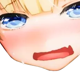 LF Color Source: 1girl, blonde_hair, blue_eyes, skin_fang, open_mouth, blunt_ends, blush posted by TrapandLoliLover