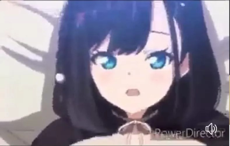 LF Color Source: 1girl, blue eyes, black hair, blush, on bed by Kermyas