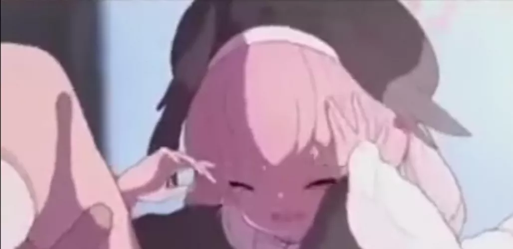 LF Color Source: 1girl, eyes closed, open mouth, pink hair, black hat, one thigh up by Chemical_Pop_6534