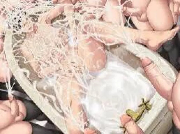 LF color source: 1girl gangbang cumbath glasses bathtub milf spread legs by NovaSiva11037