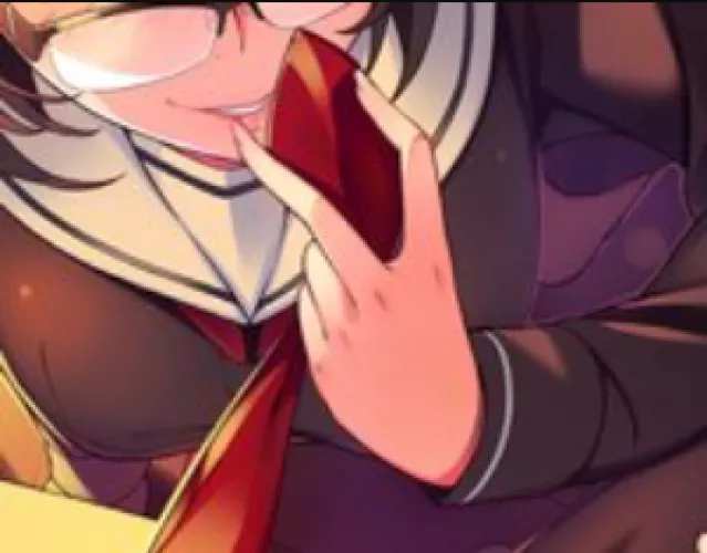 LF Color Source: 1girl, glasses, school uniform, smiling by ChangeableFeedback