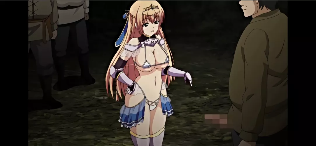 LF Color Source: 1girl, long orange hair, 3boys, white bra, big breasts by ma_boy_LG