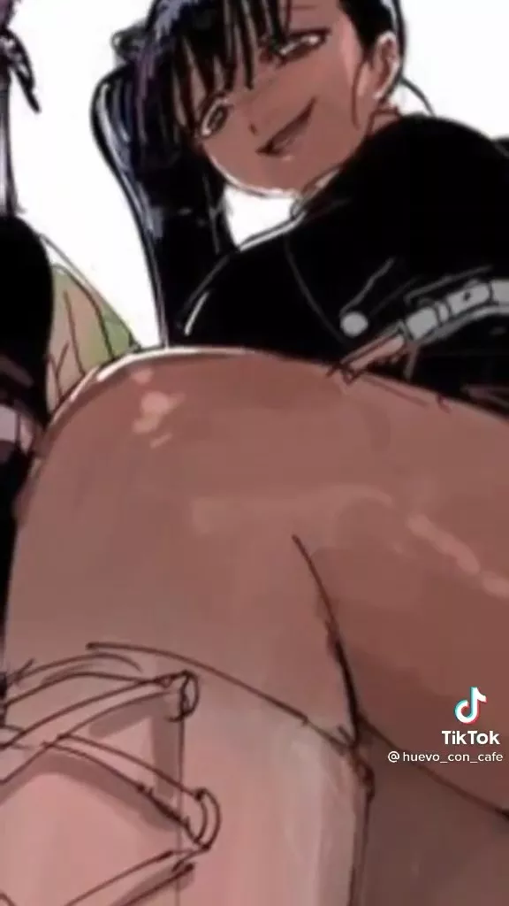 LF Color Source: 1girl, teenager, black haor, grinning, feet, black eyes, looking at viewer posted by mokura