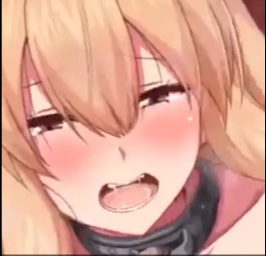 LF color source: 1girl,ahegao,collar,blonde hair by thatracistguy12