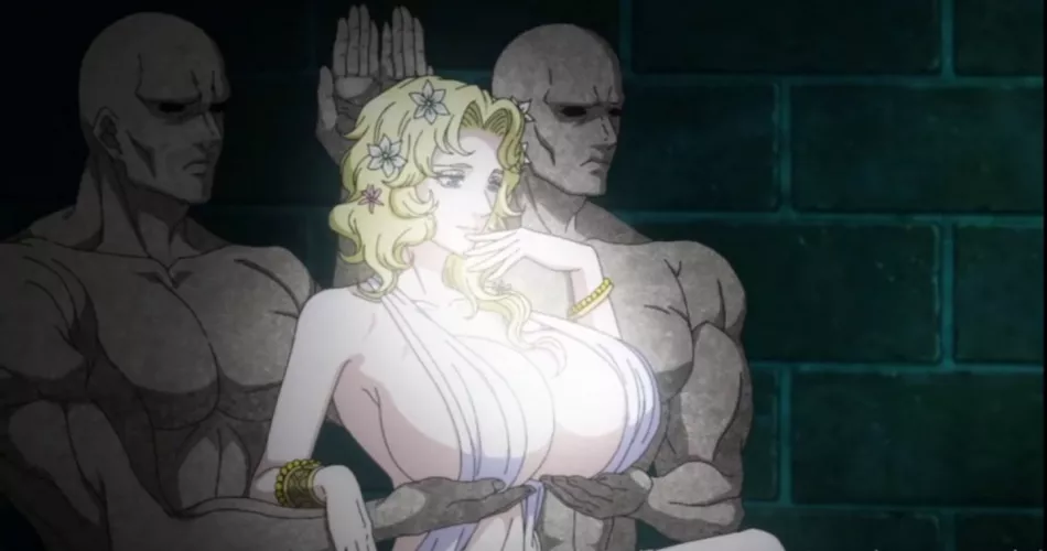 LF Color Source, 2 muscular men, huge breasts, blonde goddess by redneckthehedeghog