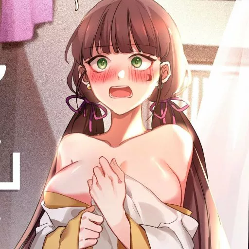 LF Color source : brown hair, green eyes, long hair, open mouth, blushing, ear rings, crescent moon tattoo on left cheek, big boobs posted by Re4NightWing