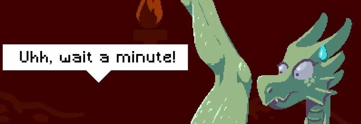 LF Color source: Dragon, anthropomorphic, “Uhh, wait a minute!” posted by meh545