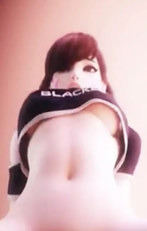 LF Color Source: Dva, brown hair, underboob, black shirt, “black” by aaaaaaaauuuuuu