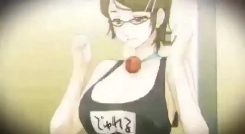 LF color source: glasses, swim suit, bell necklace, ball gag, black hair. posted by Spawny_Memes