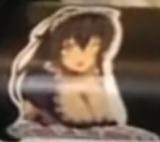 LF Color Source: large_breasts, maid, brown_hair, frilled_dress, medium_hair, maid_headdress, cleavage, frilled_skirt? by ulti-shadow