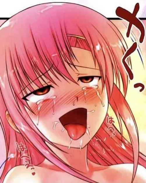 LF Color source: pink hair, moaning, tears, 1girl by spicysaucer