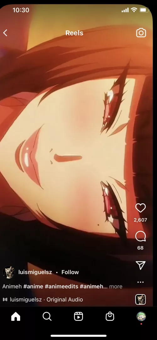 Lf color source: Red eyes, Dark hair, beauty mark by lasergunpew