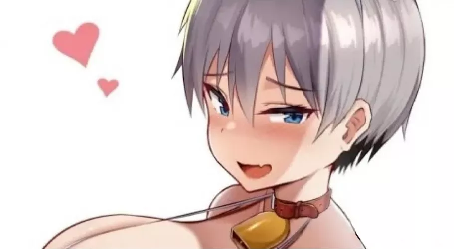 LF Color Source: Short hair, Grey hair, Fang, Choker, Blush, Big boobs, Hearts by porn_acc_lmao