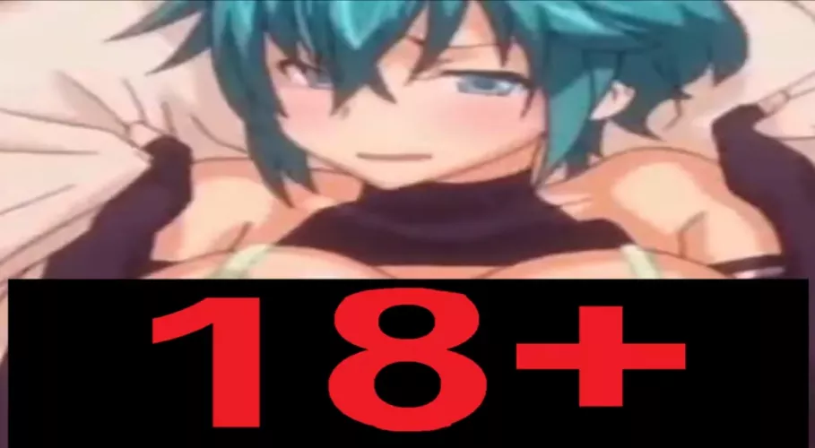 LF Color Source: teal hair, laying on back, on bed, gripping sheets, 18+ by LxrdHyper