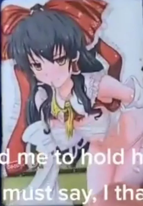 LF color source: touhou project, reimu hakurei, bandages, large breasts, bending over by Real_May_Be_Spare