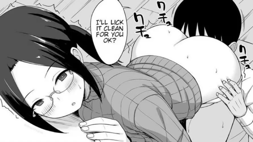 LF Mono Source: 1boy, 1girl, ass eating, blush, emotionless face, 