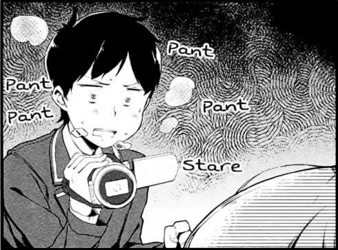 LF Mono source: 1boy, black hair, panting, recording by laughtale0