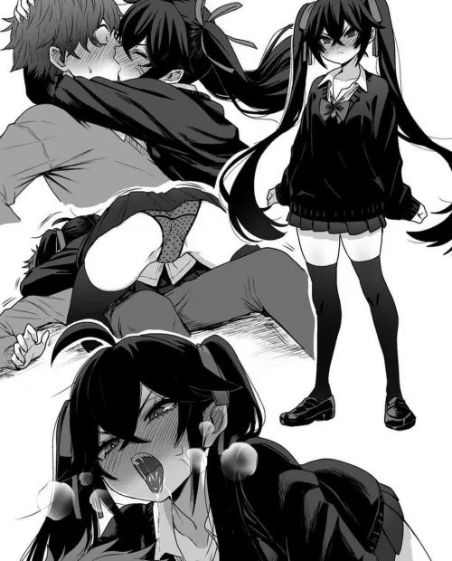 LF Mono Source: 1girl, 1boys, Kiss by chopperttyytt