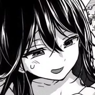 LF Mono Source: 1girl, black hair, open mouth, sweat, blush, bangs, parted bangs, half-closed eyes posted by Skikdo