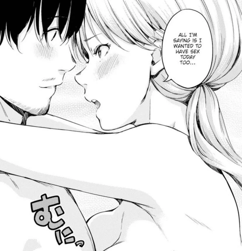 LF mono source: 1girl, blond, 1boy, hugging, “All I’m saying is I wanted to have sex today too…”, posted by gaurdianoftherealm