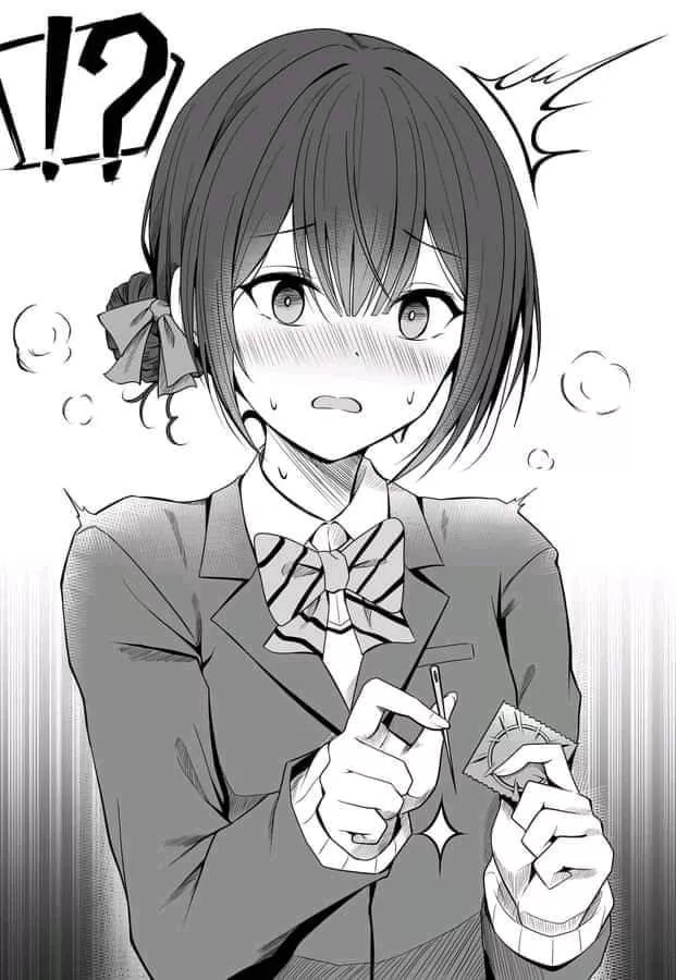 LF Mono source: 1girl, condom, schoolgirl uniform, blushing, !? posted by JVM4RQZ