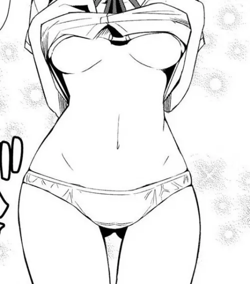 LF Mono Source: 1girl, standing, panties, torso focused, shirt lift, big breasts, hands on own chest by kei-kazuki