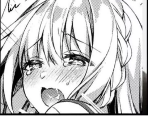 LF Mono Source: 1girl, tears, blonde, saliva, blush, sweat by kotori330