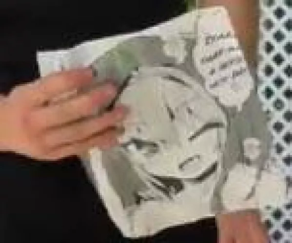 LF Mono Source: 1girl, wink, short hair, by Desperate_Tomato