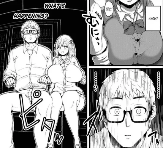 LF mono source: 1girl,1boy, what’s happening,boob touch, know, “well, it’s….” by corse301