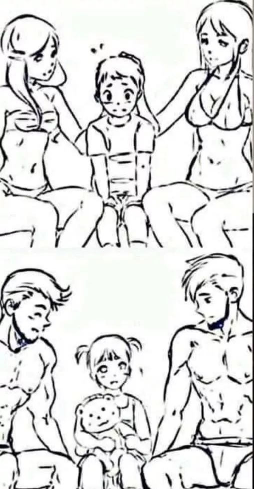 LF Mono Source: 3Girls, 3Boys, Bangs, Blush, Navel, Bikini, Swimsuit, Teddy Bear, Long Hair, Headpat, Toned Body, posted by Sumit2111