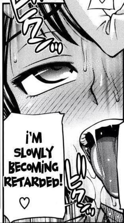 LF Mono Source: ahegao, ahegao face, blushing, tongue out, eyes up, I’m slowly becoming retarded by Cookieboy3