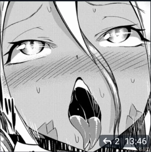 LF mono source: ahegao, monster girl, lamia by X7black