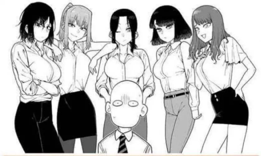 LF Mono Source: Bald, Tie, Office Clothing, Black Hair by zenithically