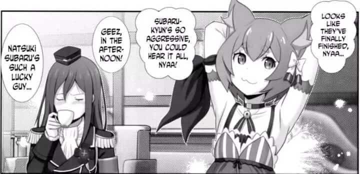 LF mono source: looks like they've finally finished, nyaa... Subaru kyuns so aggressive, you could hear it all nyaa! Geez in the afternoon! Natsumi Subaru is such a lucky guy... Re:zero, Felix Argyle, Crusch Karsten, Femboy, Catboy, armpits, cat ears, b posted by NextTheDudeII