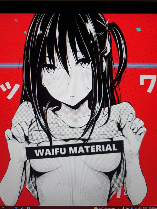 LF Mono Source: petite boobs, black hair, side tied hair, flashing boobs, blushing by deadshotxx_