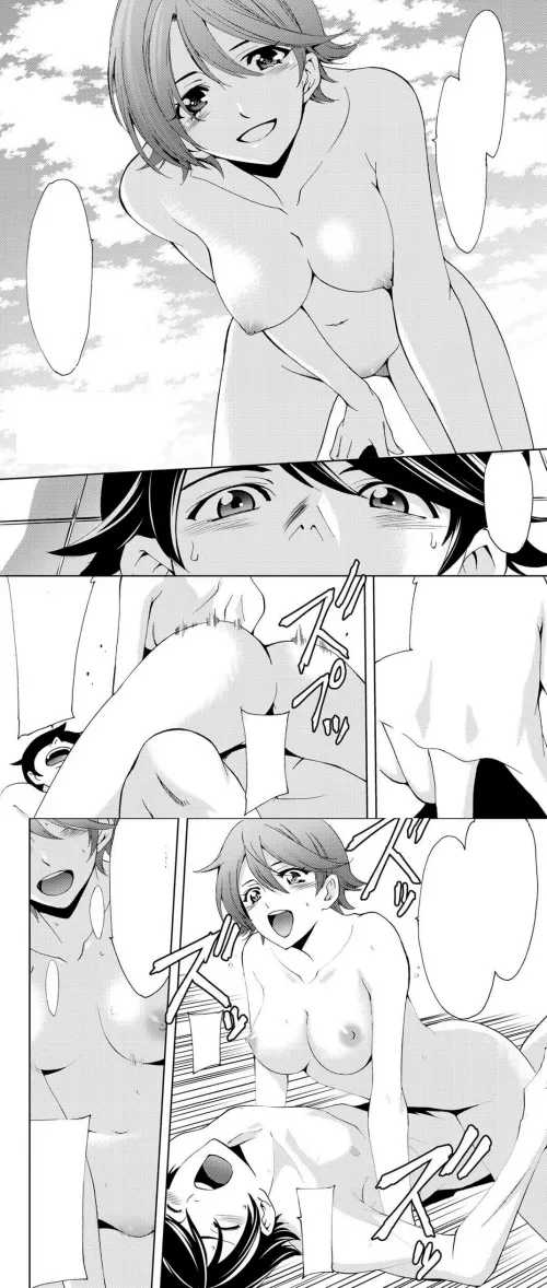 LF Mono Source, sfx , 1boy, 1girl, short hair, black hair, cowgirl, nude by TheSonicgx