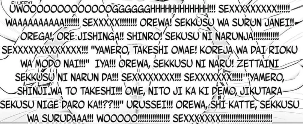 LF Mono Source: “UWOOGGGGGGHHHHH!!! SEXX!!!!!! WAAAAAAAAA!!!!!!! SEXXXX!!!!!! ORE WA! SEKKUSU WA SURUN JANEI!! OREGA!, ORE JISHINGA!! SHINRO! SEKKUSU NI NARUNJA!!!!!! SEXXXXXX!!! “YAMERO, TAKESHI OMAE! KOREJA WA DAI RIOKU WA MODO NAI!!!” IYA!!! ORE posted by God_Of_Lemurs