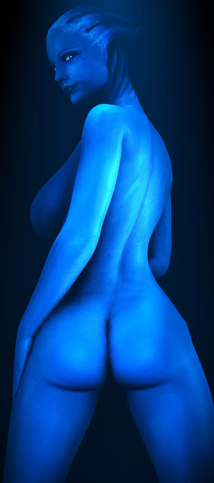 Liara Looking Back - [Skeletron27] posted by skeletron27