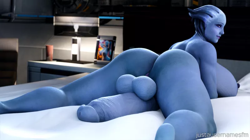 Liara showing off her 🅱🅱© (justausernamesfm) [Mass Effect] by justausernamesfm