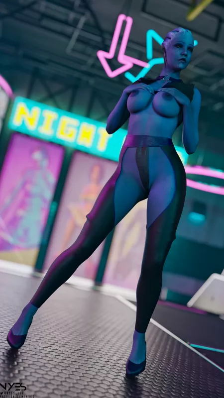 Liara's lust mood. (Nyes) by Nyes117