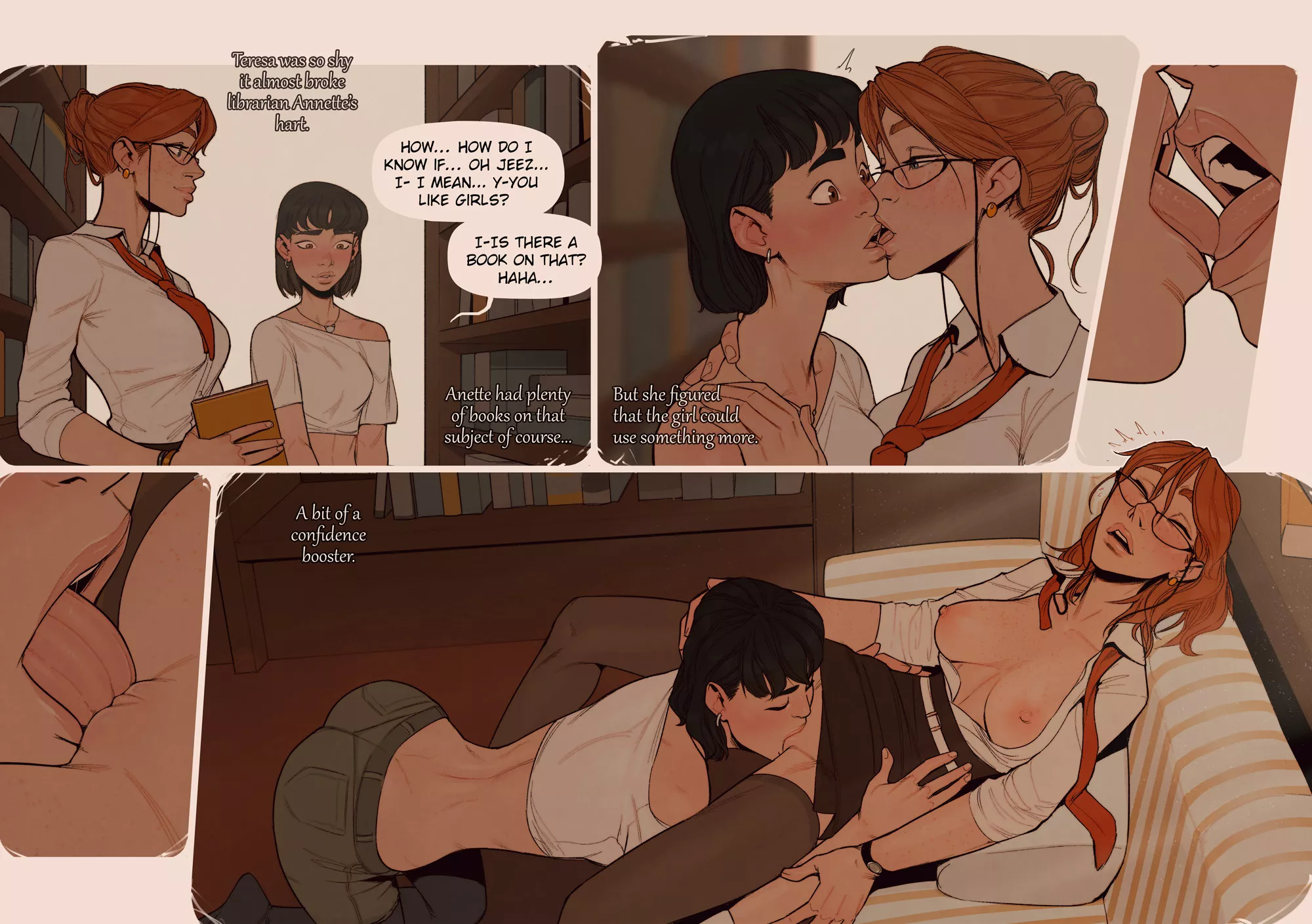 Librarians are there to help posted by Cartoonlad