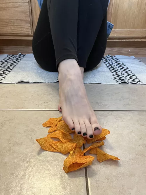 Lick up the crumbs for me? by lizassoles